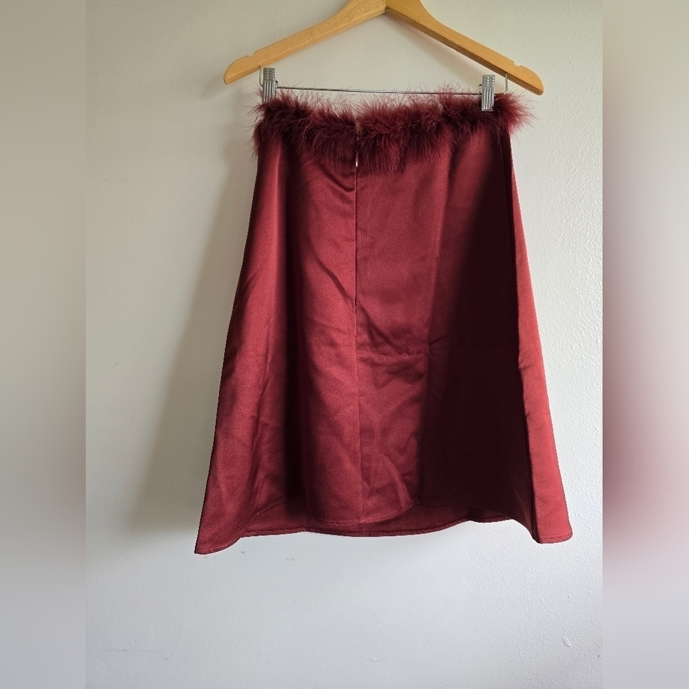 NWT! WeWoreWhat, Strapless Mini Dress, Brown- MSRP $138 - Picture 8 of 12